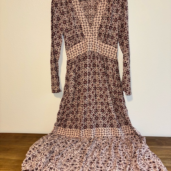 Faherty Dakota Dress - Sunrise Azulejos Mixed Print Women xS Worn Once Excellent - Picture 2 of 6